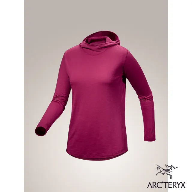 【Arcteryx 始祖鳥官方直營】女 Lana 羊毛套頭衫(日暮紅)