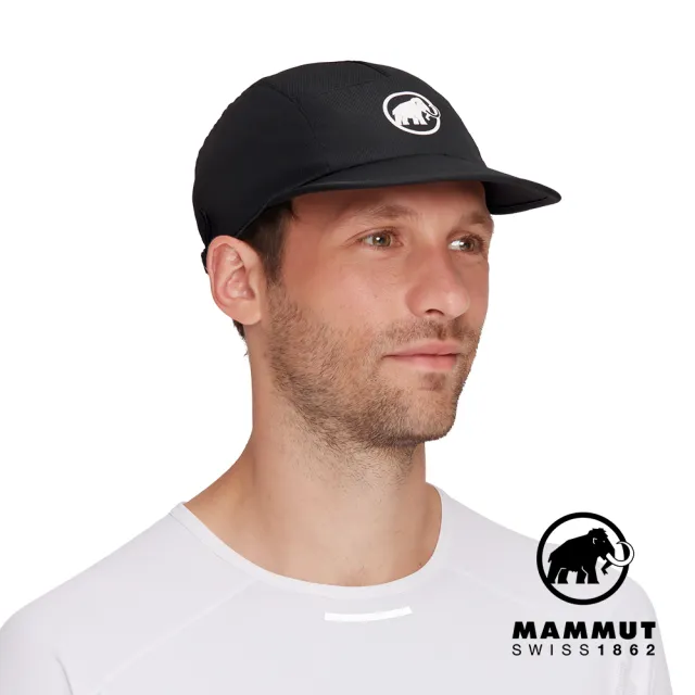 【Mammut 長毛象官方直營】Aenergy Light Cap 輕量遮陽鴨舌帽 黑色 #1191-01321