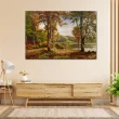 【御畫房】湖畔風景 國家一級畫師手繪油畫60×90cm(VF-194)