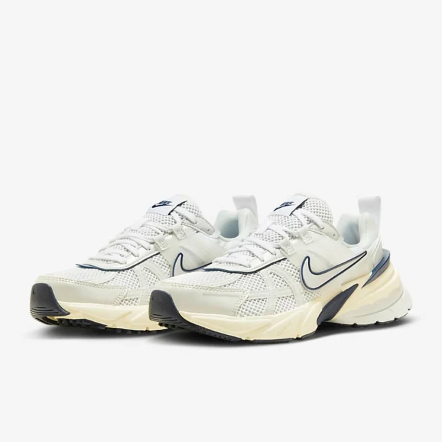 NIKE 耐吉NIKE 耐吉 休閒鞋 女鞋 運動鞋 老爹鞋 W V2K RUN 米白藍 FD0736-102(3W5573)