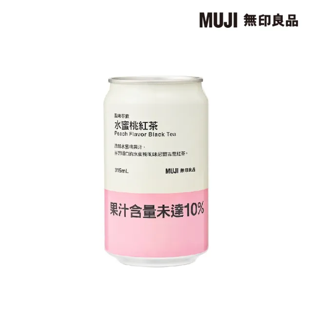 【MUJI 無印良品】風味茶飲 水蜜桃紅茶 ３１５ｍｌ*6入