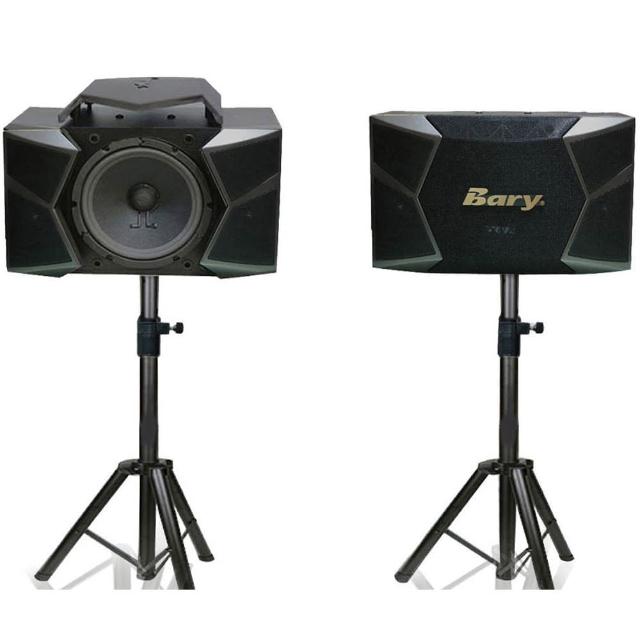 【BARY】專業型KTV會議日本10吋型喇叭+落地架組(K-9-BS15)