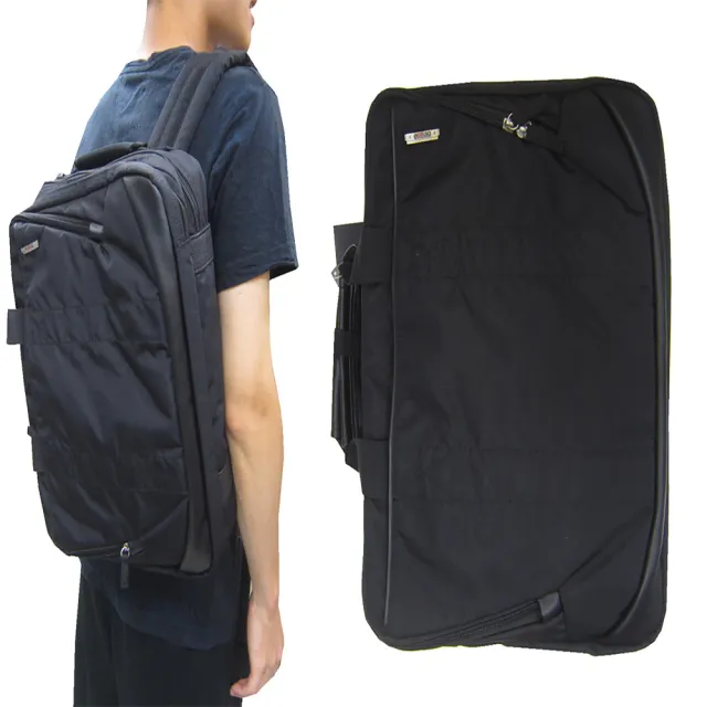 【eeBag】公事包 三用 後背包 大容量 可A4資料夾 15.4吋電腦 高單數 進口防水尼龍布 主袋+外袋共六層