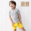【奇哥官方旗艦】Chic a Bon 男童裝 機器人短褲-黃(4-5歲)