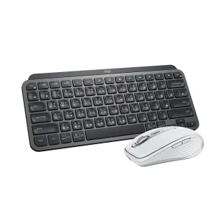 【Logitech 羅技】MX Keys Mini無線鍵盤 黑 + MX Anywhere 3 高效美型行動無線滑鼠