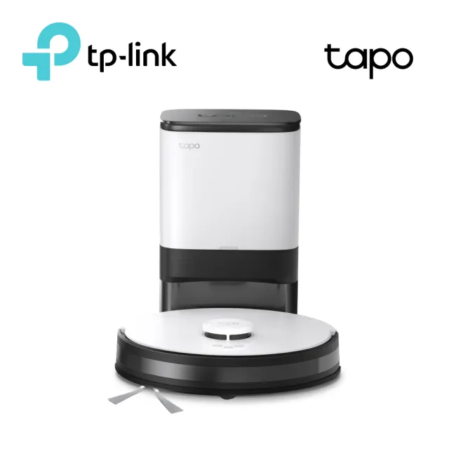 【TP-Link】Tapo RV30 Plus 光學雷達導航 4200Pa 智慧避障自動集塵掃地機器人(掃拖一體/低噪音/HEPA濾網)