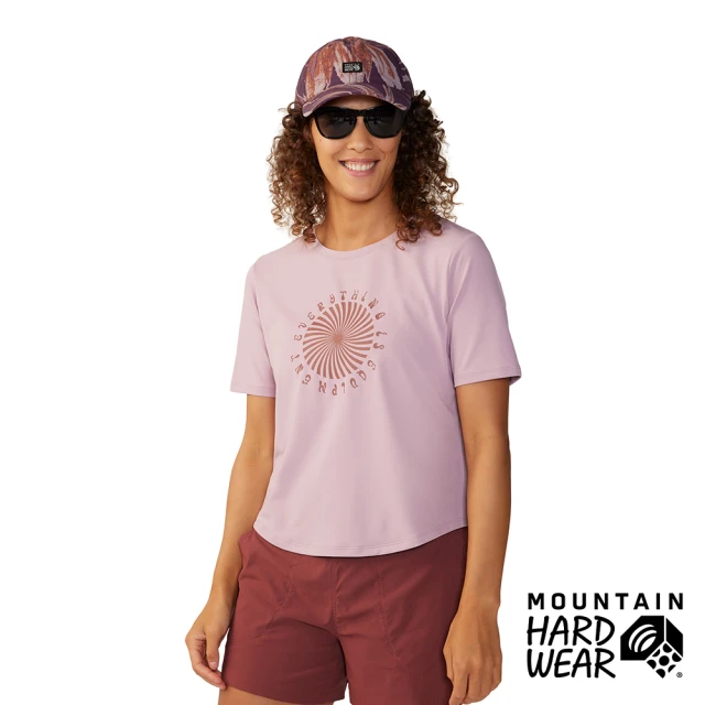 Mountain Hardwear Sunblocker Short Sleeve Women 防曬短版短袖排汗衣 女款 粉月長石 #2067781