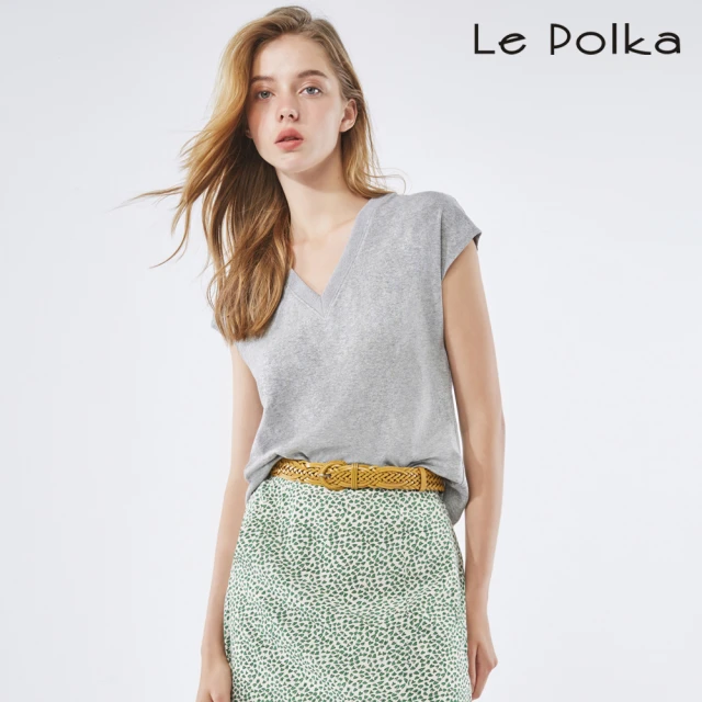 Le Polka 短版貼布設計牛仔夾克-女(丹寧)優惠推薦