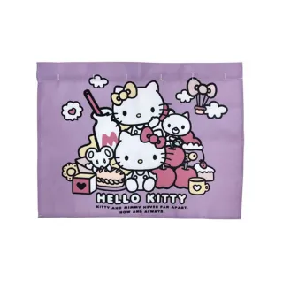 【HELLO KITTY】CT遮陽布簾 CUTE LAND樂園 PKTD019V-05(車麗屋)