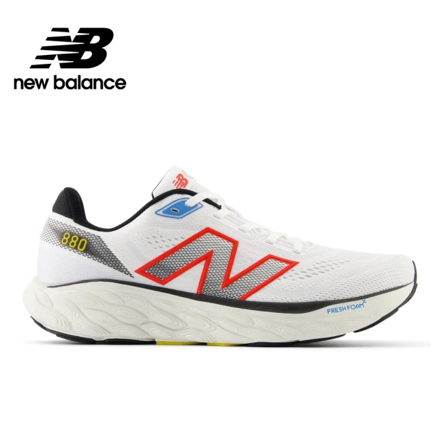 NEW BALANCE NB 慢跑鞋/運動鞋_男性_白紅色_M880C14-2E