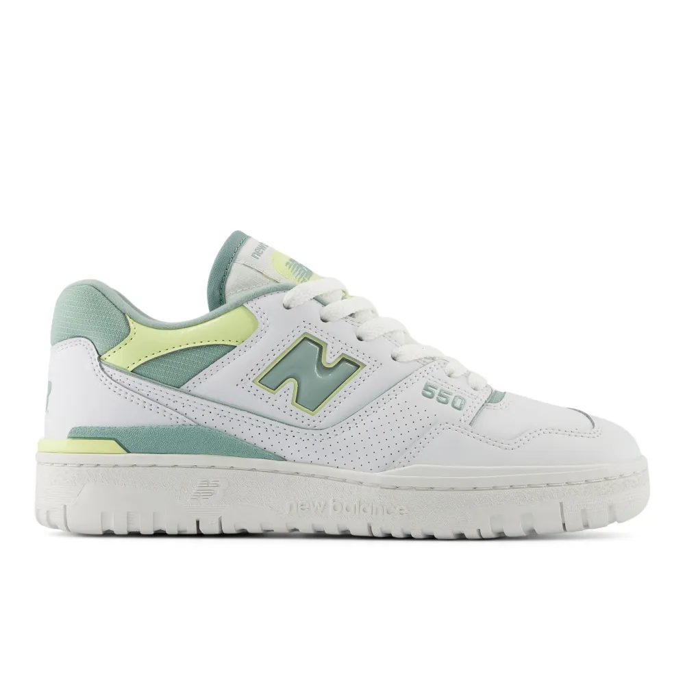 【NEW BALANCE】NB 復古鞋/運動鞋_女性_抹茶綠白_BBW550EB-B