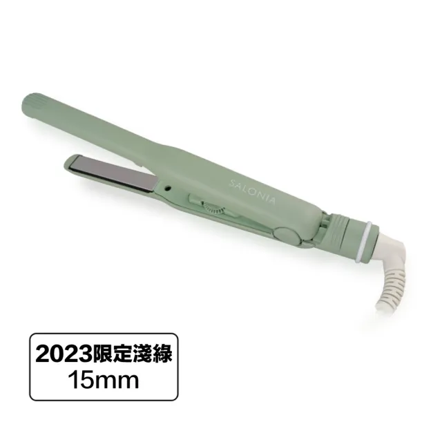 SALONIA】直捲兩用負離子造型夾24mm 15mm SL-004(多色可選/一年保固