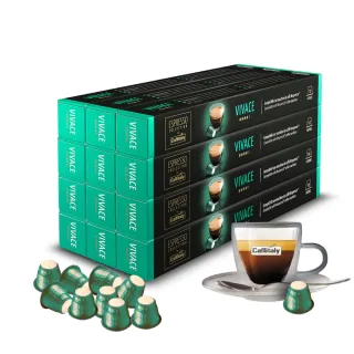 【Caffitaly】12盒共120顆 VIVACE 膠囊咖啡提供原裝進口外包裝(適用於Nespresso膠囊咖啡機)