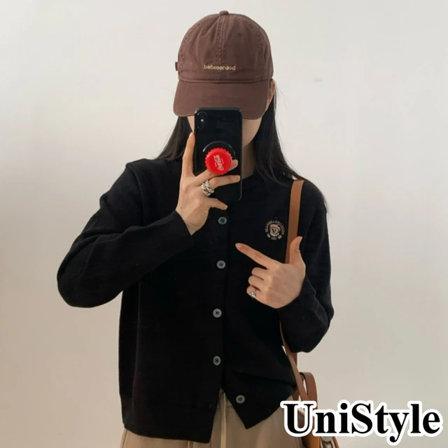 UniStyle 毛毛領長袖外套 韓版甜美加絨派克服大衣夾克