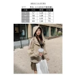 【UniStyle】長袖連帽外套 韓系格子刺繡顯瘦夾克 女 ZMC166-3070(卡其)