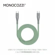 【MONOCOZZI】C TO C 充電傳輸編織線1.2M-綠(240W/20G傳輸)