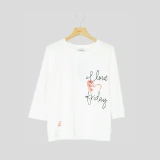 【GINKOO 俊克】I love triday 花樣T-shirt