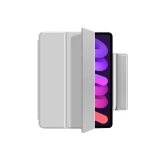 【嚴選】iPad mini6 8.3吋 雙面磁吸無框三折磁扣皮套/平板保護套