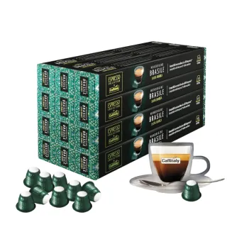 【Caffitaly】12盒共120顆 單一產區 BRASILE膠囊咖啡 提供原裝進口外包裝(適用於Nespresso膠囊咖啡機)