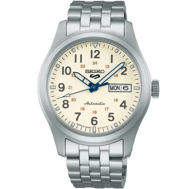 【SEIKO 精工】官方授權 5 Sports 製錶110週年限量機械錶 套錶 SK034(SRPK41K1 / 4R36-15L0S)