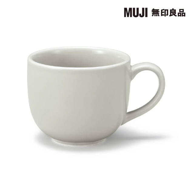 MUJI 無印良品 日常食器/咖啡杯/灰米 約250mL