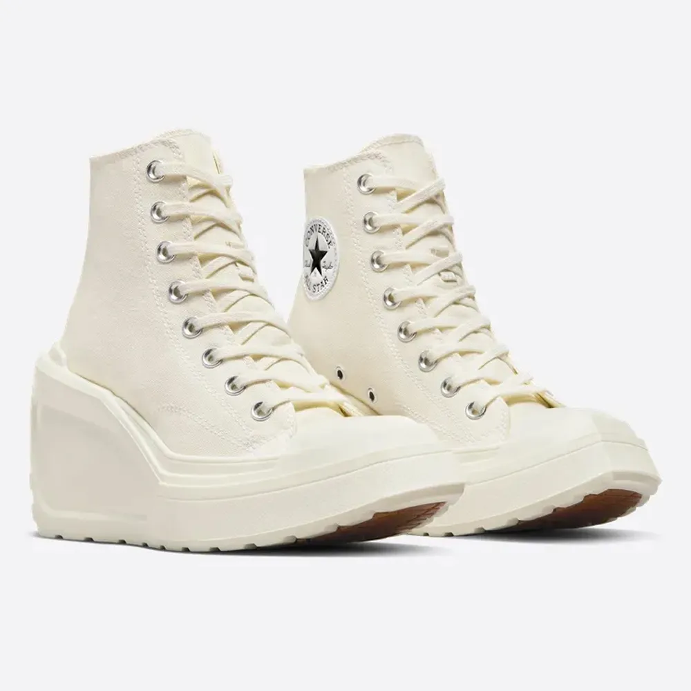 【CONVERSE】CHUCK 70 DE LUXE WEDGE HI 高筒 休閒鞋 厚底鞋 女鞋 白色(A06479C)