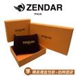 【ZENDAR】台灣總代理 限量2折 頂級牛皮極光紋8卡短夾 安東尼奧系列 全新專櫃展示品(黑色 贈禮盒提袋)