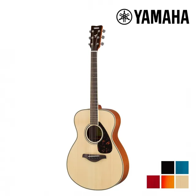 【Yamaha 山葉音樂音樂】FS820 AB/RR/TQ/NT/BL 民謠木吉他 多色款(原廠公司貨 商品保固有保障)