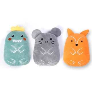 【寵物夢工廠】貓薄荷動物響紙玩具2入(動物毛絨玩具/寵物玩具/寵物毛絨玩具/發聲玩具)