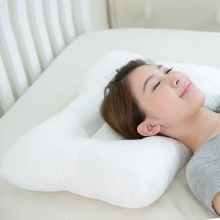 【凱蕾絲帝】台灣製造-平凹造形可水洗物理健康止鼾枕(一入)