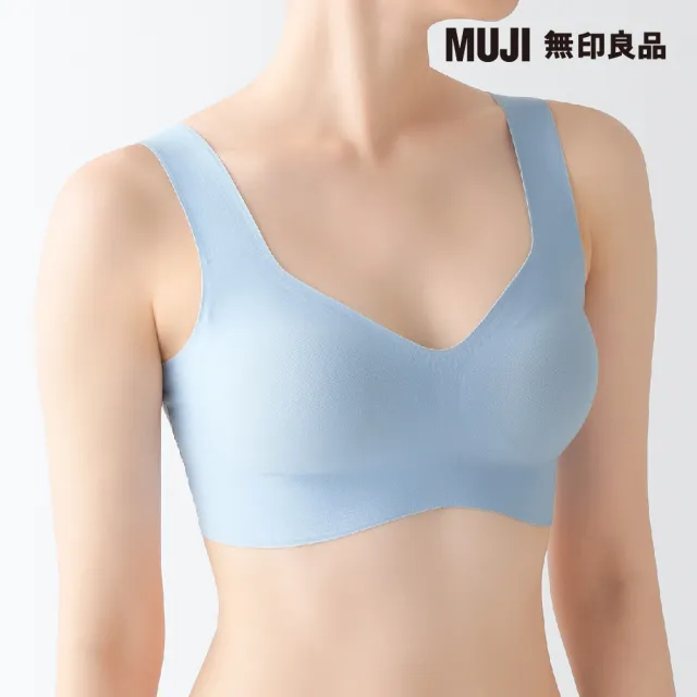 【MUJI 無印良品】女莫代爾無痕背心式胸罩(共5色)