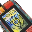 【LOEWE 羅威】Eye/LOEWE/Nature 個性彩色帆布手機包斜背包
