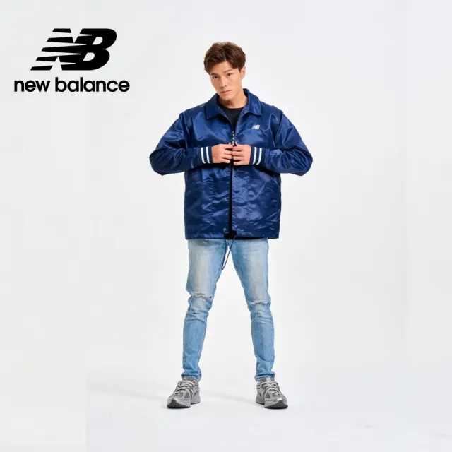 【NEW BALANCE】NB 背面刺繡標語外套_MJ41553NNY_男性_藍色(美版 版型偏大)