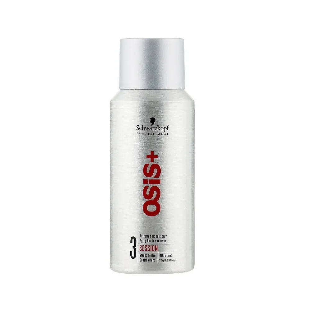 【Schwarzkopf 施華蔻】黑炫風3號特強定型噴霧100ML 單入 平行輸入(osis+ 黑旋風 定型噴霧)