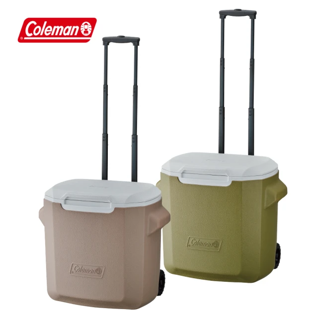 Coleman 26.5L拖輪冰箱(露營冰箱 戶外冰桶 保冰桶)