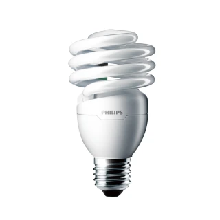 【Philips 飛利浦】48入組 T2 23W省電螺旋燈泡 螺旋燈泡(白光/黃光 E27)