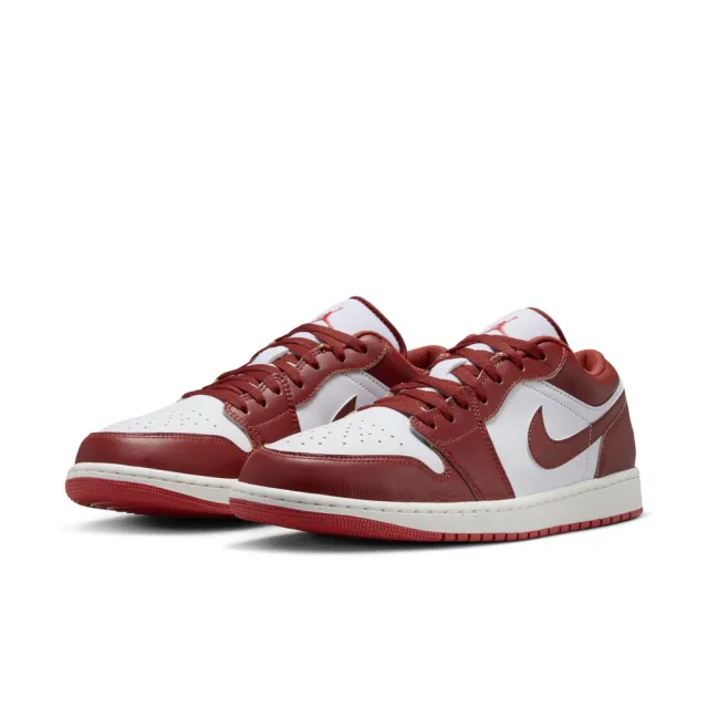 【NIKE 耐吉】AIR JORDAN 1 LOW SE 男 運動 休閒鞋 白紅(FJ3459160)