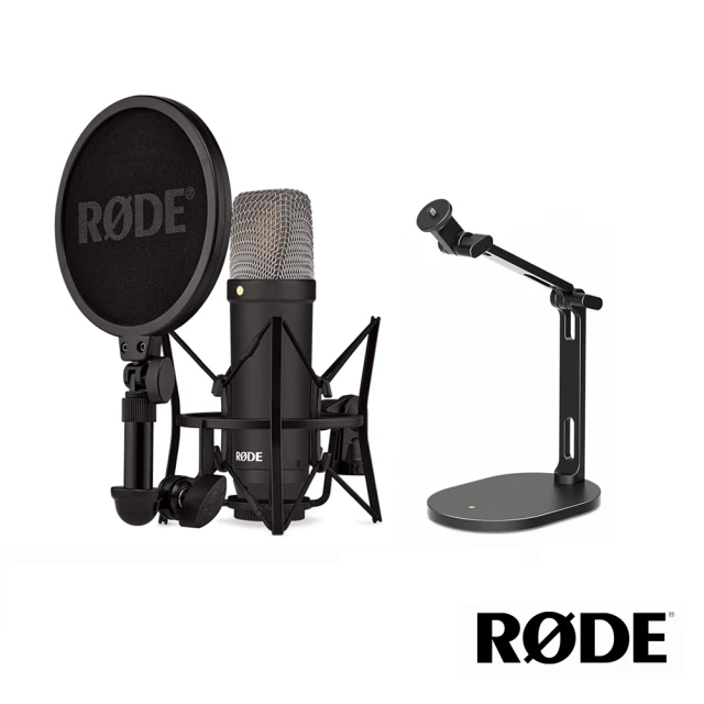 RODERODE NT1 Signature Series 電容式麥克風 黑+DS2 桌上麥克風架(公司貨)
