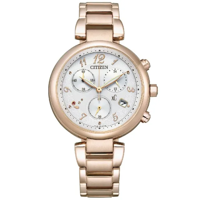 【CITIZEN 星辰】XC 台灣限定 Sakura pink 櫻花粉紅 腕錶 35mm (FB1456-65B) 雙11 送禮