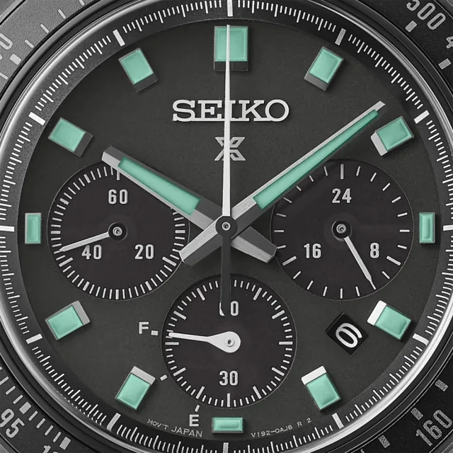 【SEIKO 精工】Prospex SPEEDTIMER 黑潮夜視 太陽能男錶(SSC923P1/V192-0AH0C) 雙11 送禮