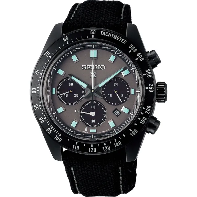【SEIKO 精工】Prospex SPEEDTIMER 黑潮夜視 太陽能男錶(SSC923P1/V192-0AH0C) 雙11 送禮