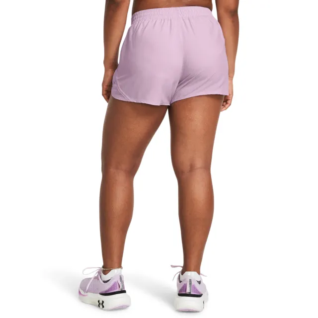 【UNDER ARMOUR】UA 女 Fly By 運動短褲_1382438-543(霧粉色)