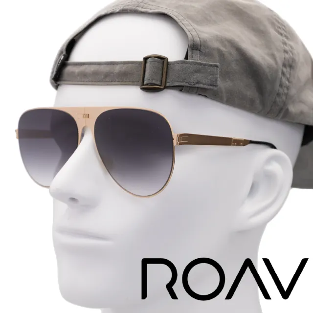 【ROAV】Jennifer 超輕折疊太陽眼鏡(超輕 折疊 附收納保護套 Jennifer NY002 14.41)
