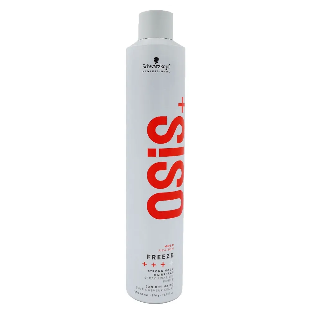 【Schwarzkopf 施華蔻】黑炫風特強定型霧500ML單入 公司貨(osis+ 黑旋風 定型噴霧)