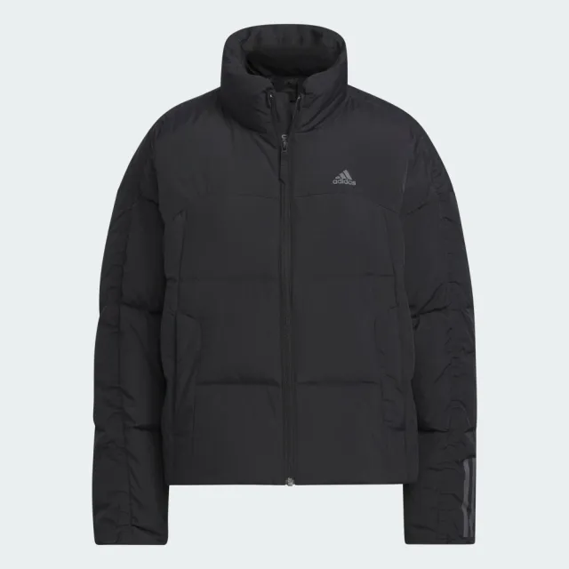 【adidas 愛迪達】外套 女款 運動外套 羽絨 W DY CP DOWN J 黑 IL8940(S2255)