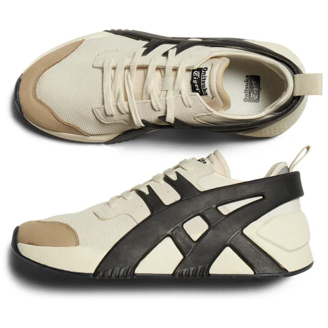 Onitsuka Tiger 鬼塚虎Tokuten 藍紋乳酪米白色深藍色焦糖底皮革復古德訓鞋
