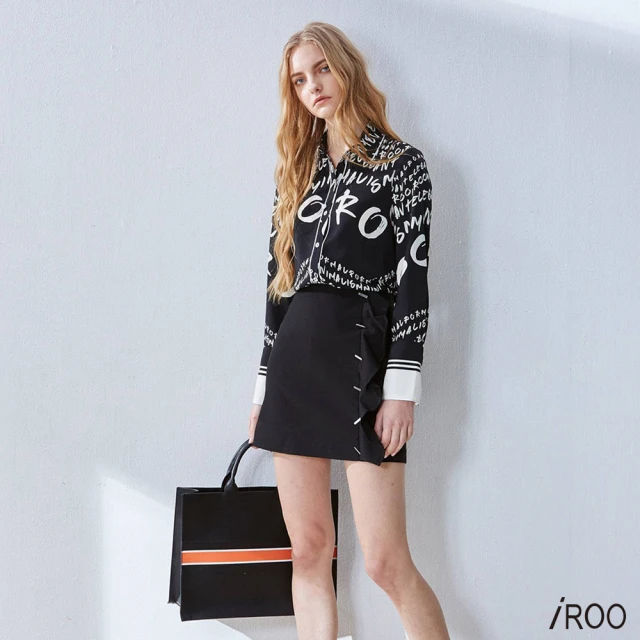 iROO 裝飾感經典設計短裙