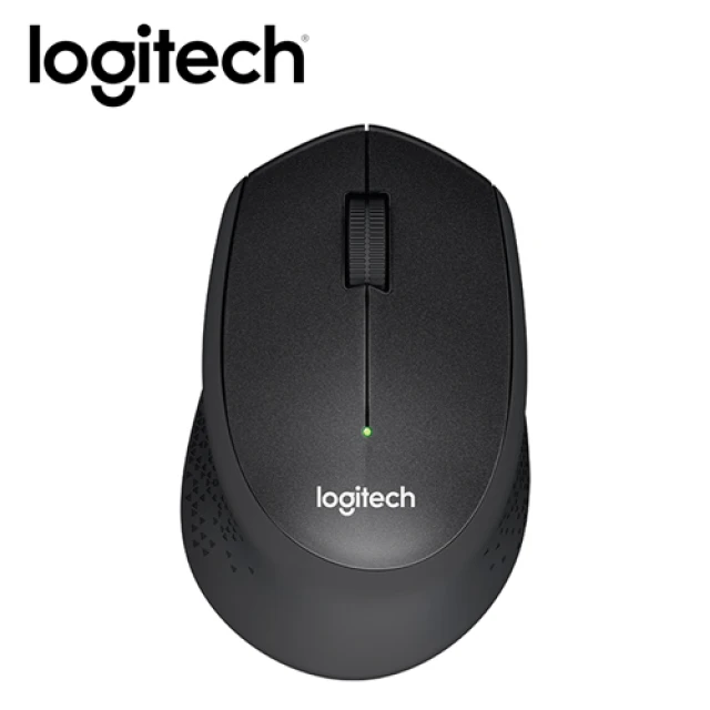 Logitech 羅技 M331 SILENT PLUS 靜音無線滑鼠 黑