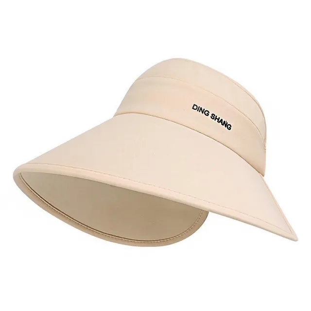 【Gordi】大帽簷空頂防曬遮陽帽 可捲收 冰絲太陽帽 防紫外線UPF50+
