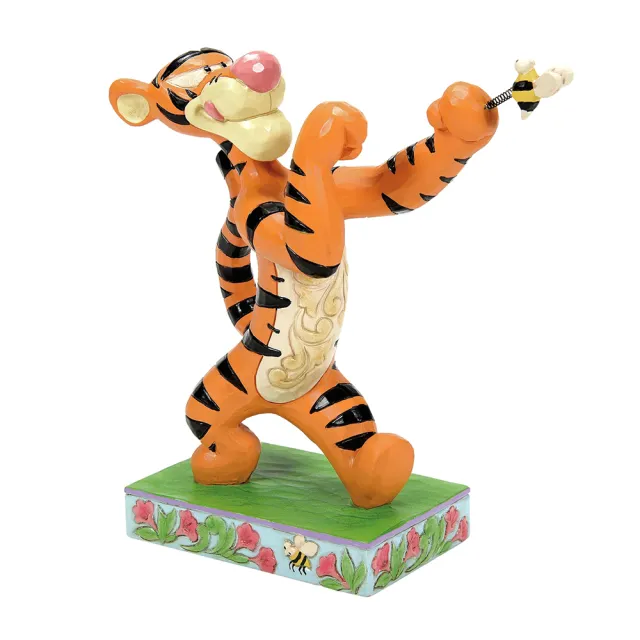 【Enesco】精品家飾 Disney 迪士尼 小熊維尼 跳跳虎追蜜蜂塑像居家擺飾